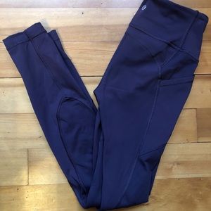 Lululemon All The Right Places Tight. GrayPurple